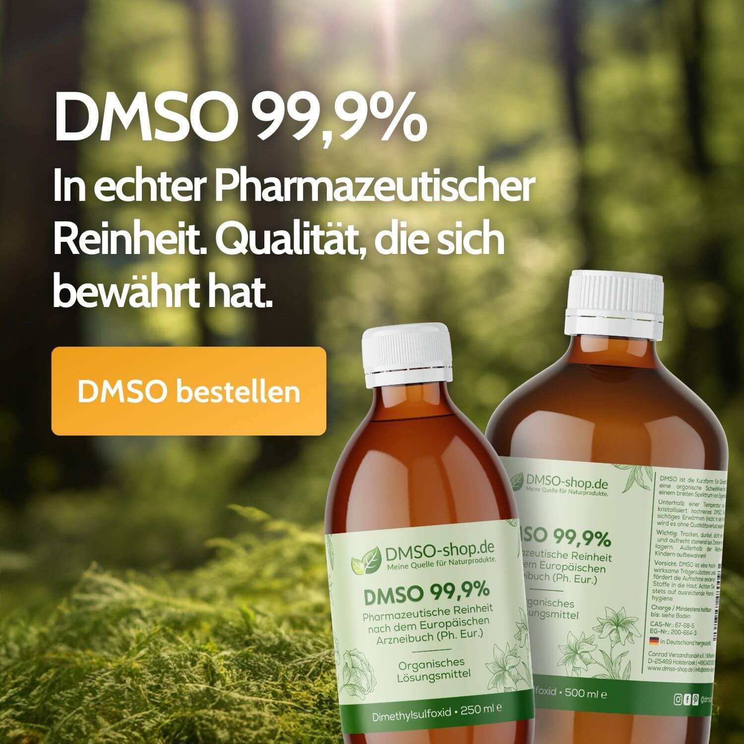 DMSO 99,9% Ph. Eur. Kategorie