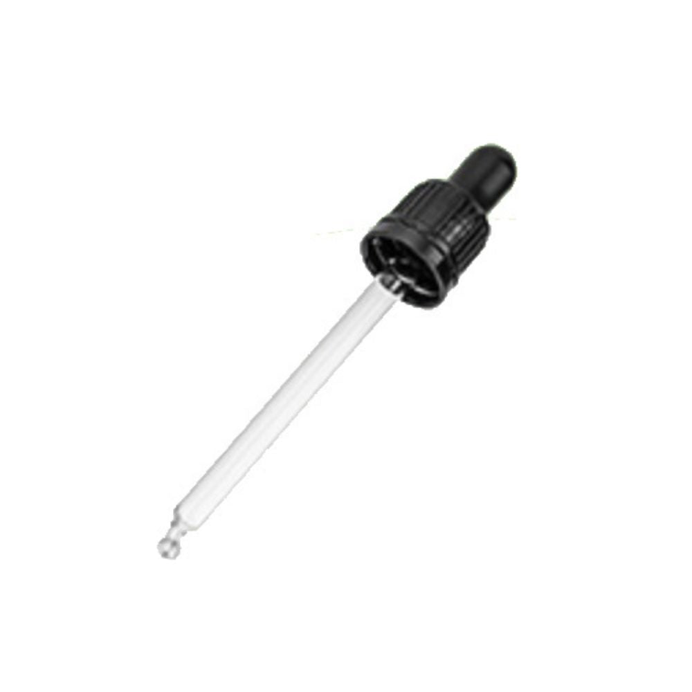 Tropfpipette 100 ml schwarz