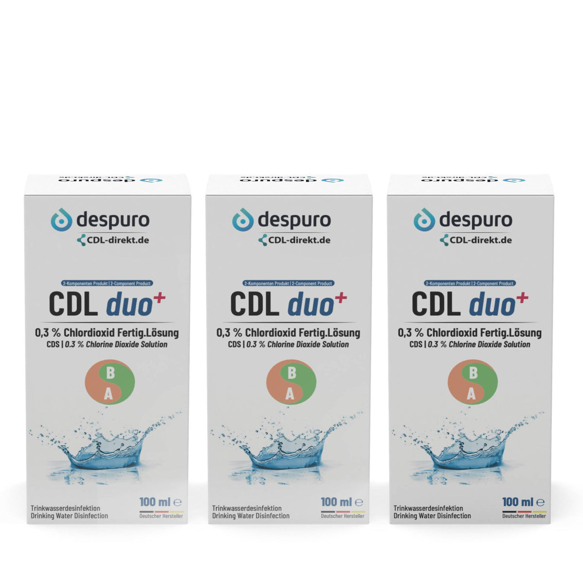 CDL 0.3% 2-component chlorine dioxide solution 250 ml